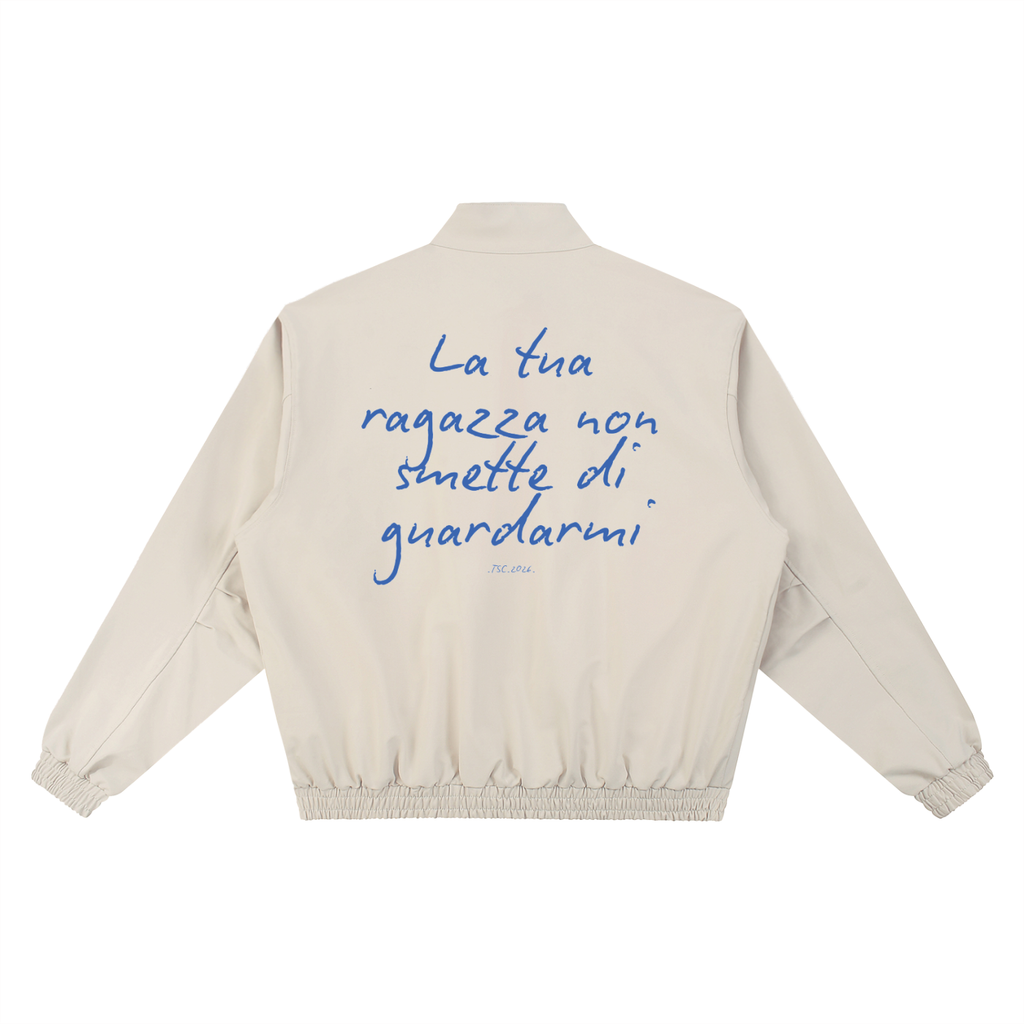 Stand Collar Bomber Jacket
