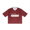 Unisex Pinstripe Collared Soccer Jersey
