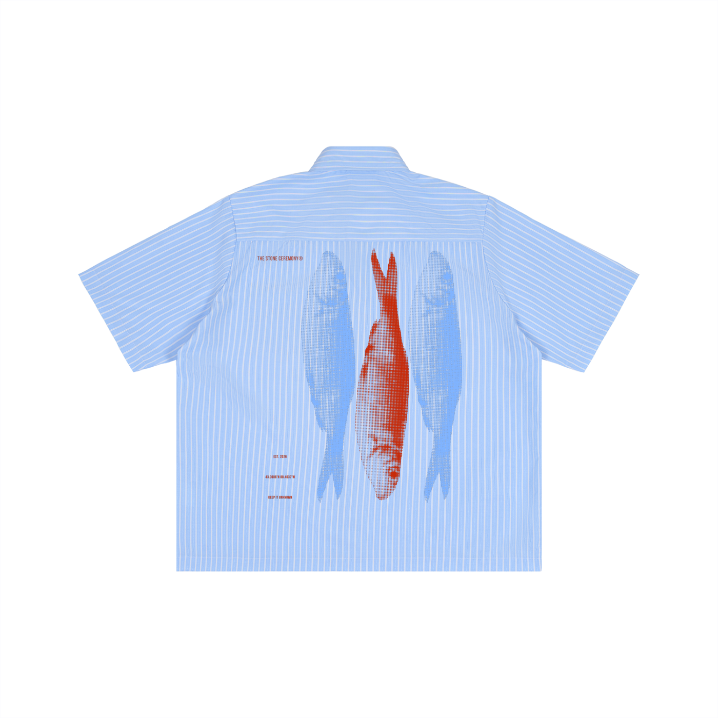 Striped Boxy Short Sleeve Shirt