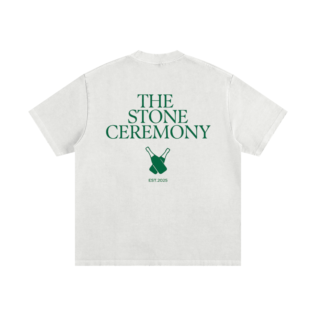 Heavyweight Vintage Washed Frayed T-Shirt