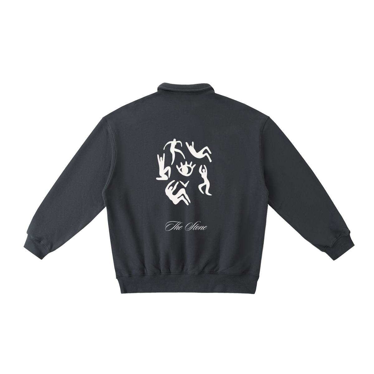 Heavyweight Polo-Collar Sweatshirt