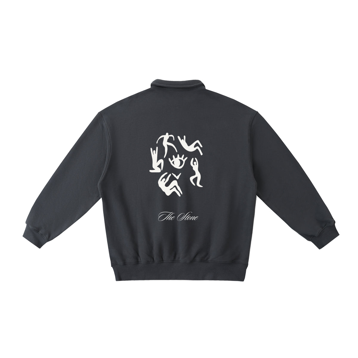 Heavyweight Polo-Collar Sweatshirt