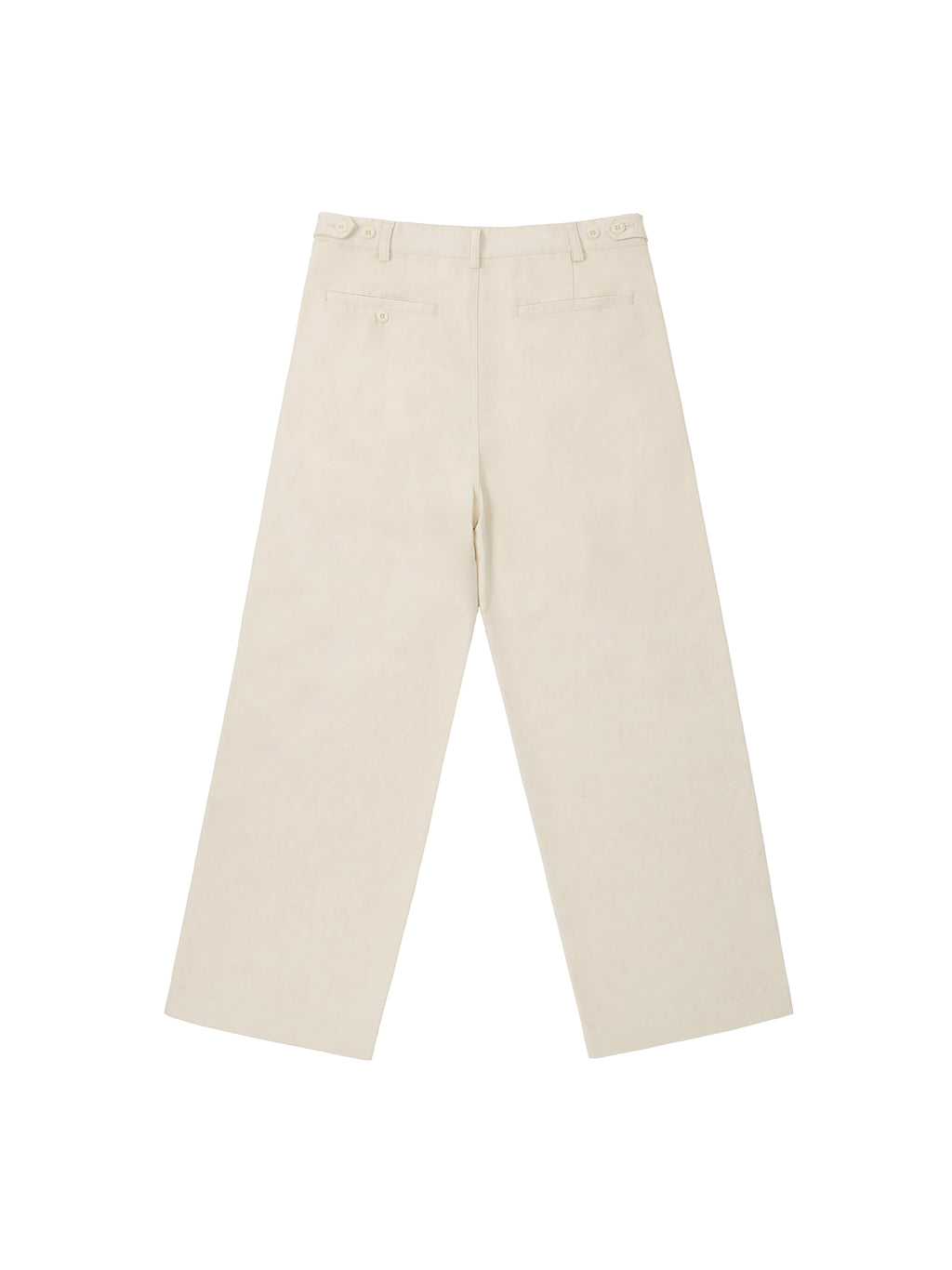 Adjustable Waist Straight-Leg Pants